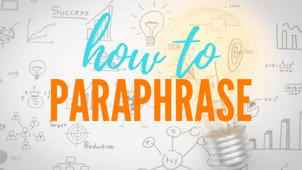 how does paraphrasing help in email writing